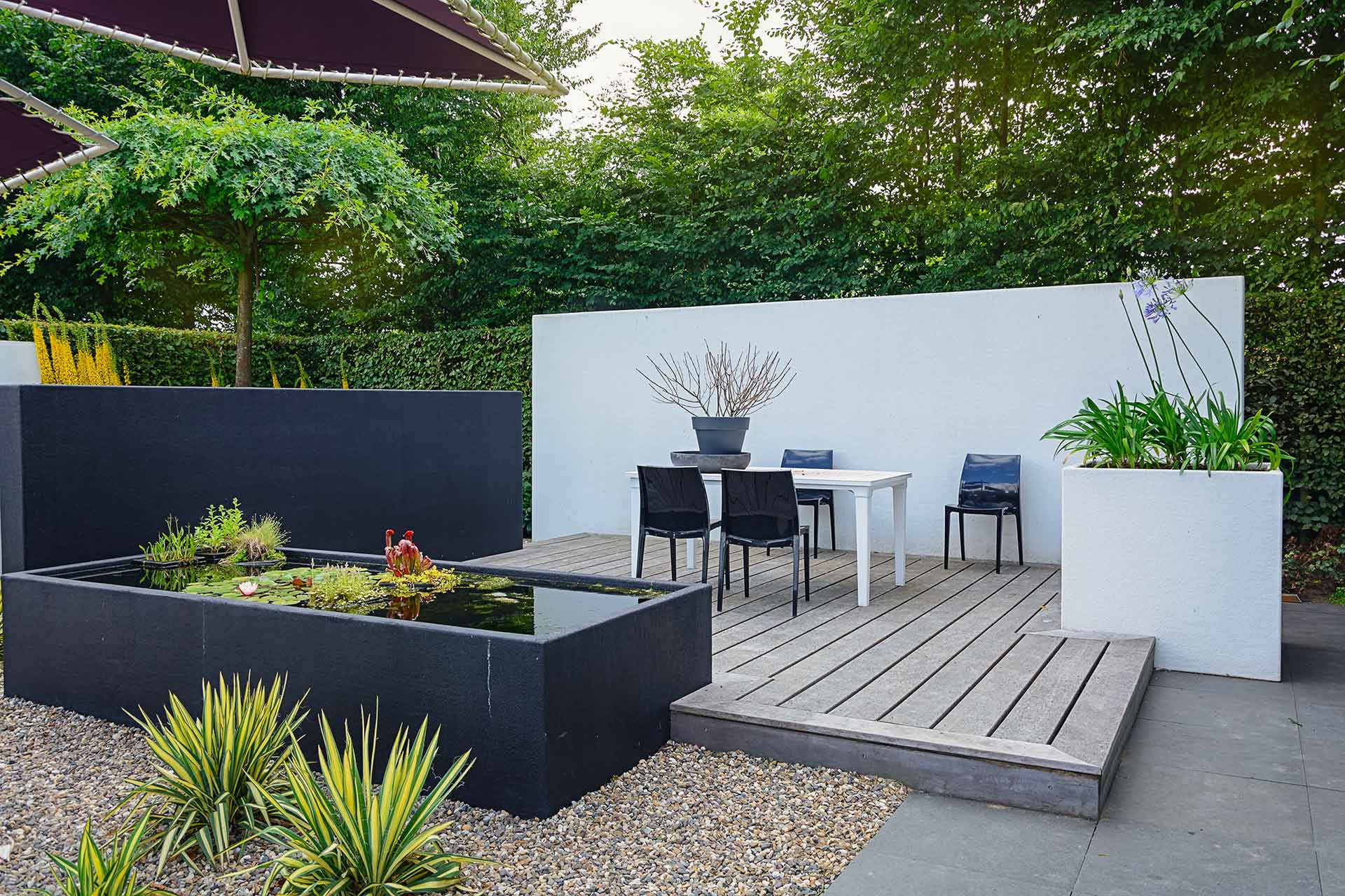 jardin minimaliste