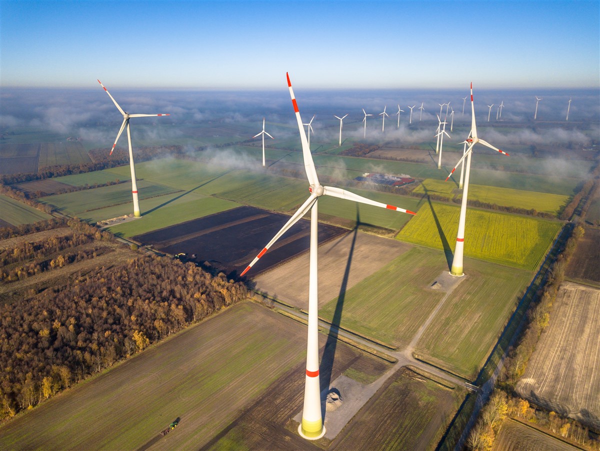 Installation d'éoliennes