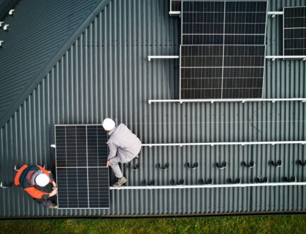 panneaux solaire pour les bâtiments commerciaux