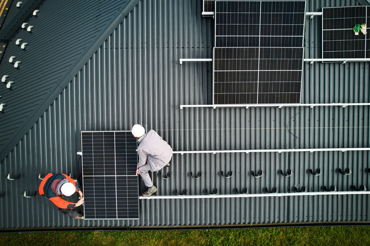 panneaux solaire pour les bâtiments commerciaux