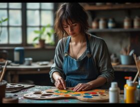 apprenez à créer la teinte parfaite de bleu canard en mélangeant habilement différentes nuances de peinture. suivez nos conseils pour obtenir un résultat harmonieux et chic dans vos projets de décoration.