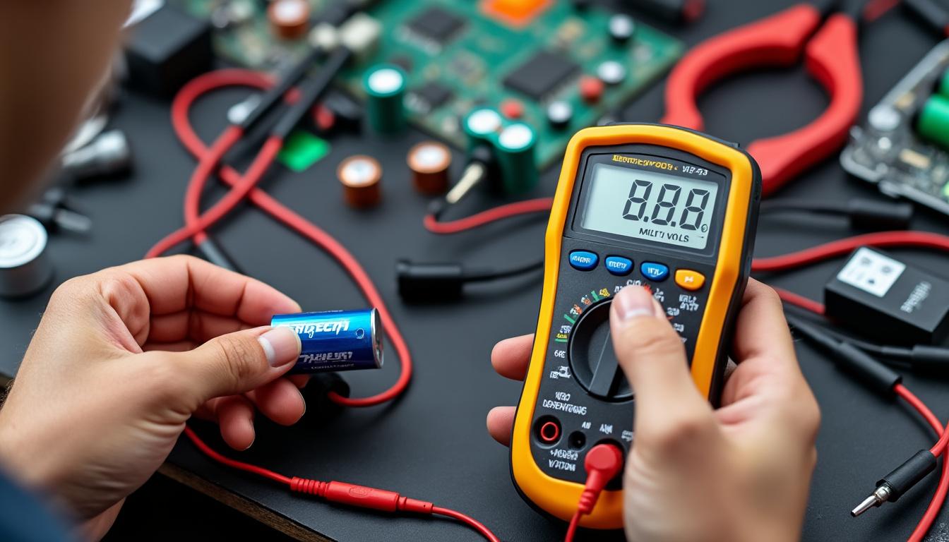 découvrez comment vérifier simplement si une pile est encore utilisable grâce à un multimètre. suivez nos étapes faciles pour tester l’état de vos piles et éviter les pannes inattendues.