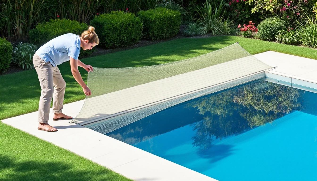 découvrez notre guide pratique pour l'installation d'un filet de sécurité de piscine anti-chute, conçu pour protéger votre famille et assurer la tranquillité des propriétaires.