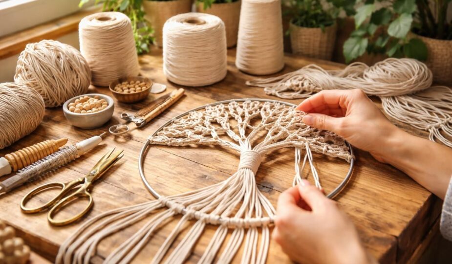 découvrez un tutoriel créatif pour réaliser un arbre de vie en macramé personnalisé. exprimez votre style unique et ajoutez une touche bohème à votre décoration.