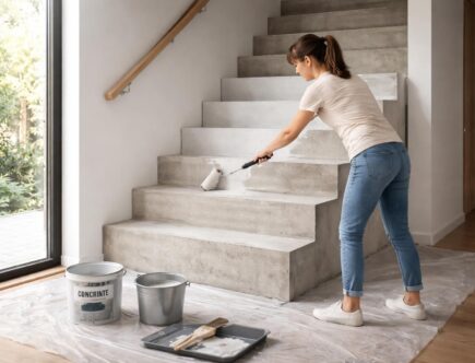 découvrez notre guide complet pour peindre un escalier en béton facilement et obtenir un résultat durable et esthétique. suivez nos conseils étape par étape pour réussir votre rénovation.