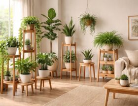 découvrez des idées originales de décoration avec des porte-plantes en bois pour sublimer votre intérieur et exprimer pleinement votre créativité.