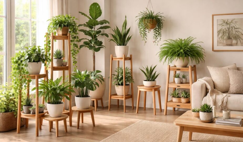 découvrez des idées originales de décoration avec des porte-plantes en bois pour sublimer votre intérieur et exprimer pleinement votre créativité.