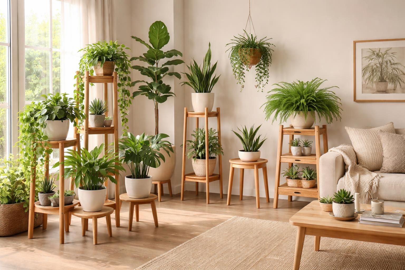 découvrez des idées originales de décoration avec des porte-plantes en bois pour sublimer votre intérieur et exprimer pleinement votre créativité.