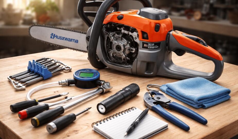 découvrez les outils essentiels pour un réglage précis et efficace du carburateur de votre tronçonneuse husqvarna, garantissant performance et durabilité de votre équipement.