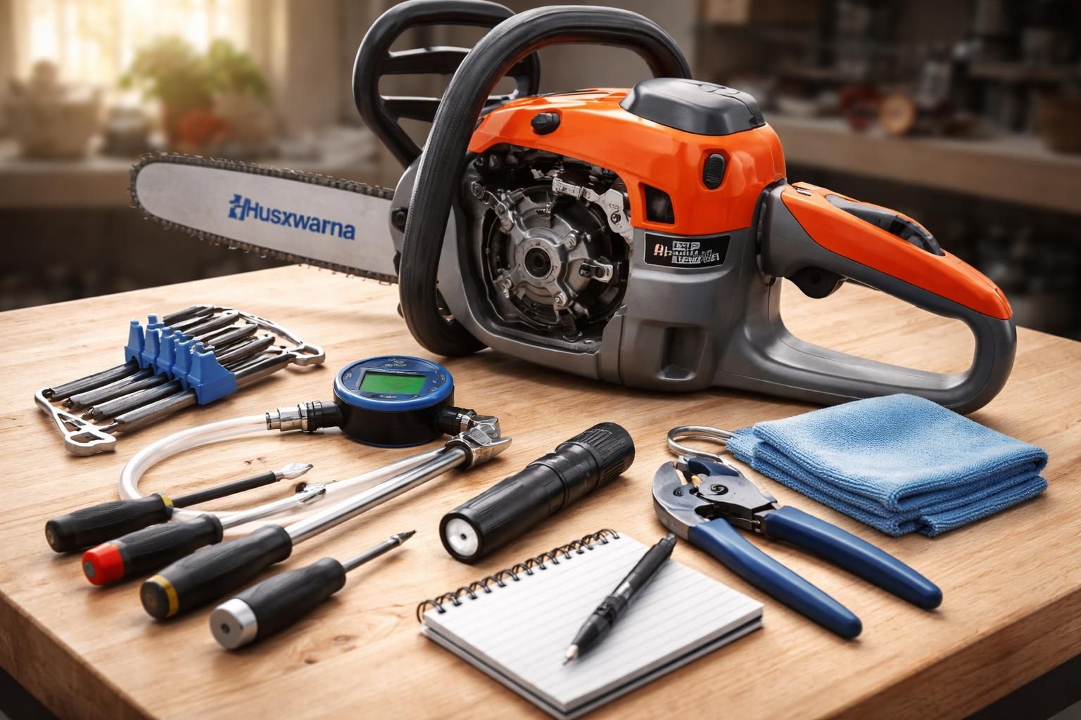 découvrez les outils essentiels pour un réglage précis et efficace du carburateur de votre tronçonneuse husqvarna, garantissant performance et durabilité de votre équipement.