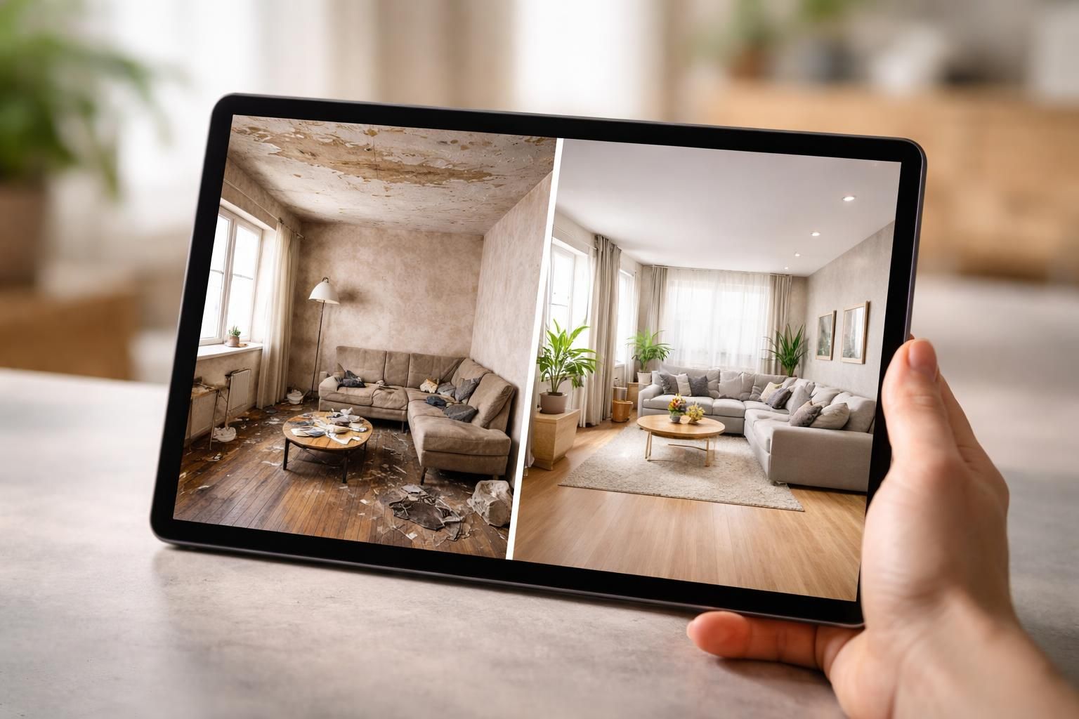 découvrez des photos avant/après de rénovations, facilement triées et consultables sur votre tablette samsung galaxy pour un suivi pratique et visuel de vos projets.