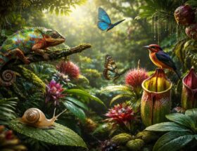 découvrez les animaux fascinants qui peuplent un jardin des curiosités, un lieu unique où la nature surprend et émerveille les visiteurs de tous âges.