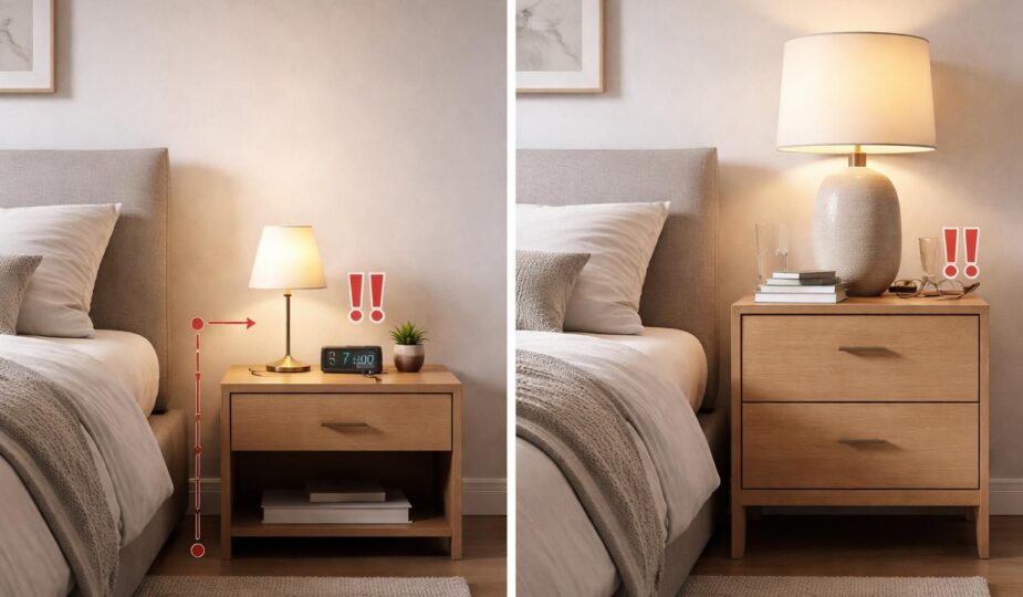 découvrez les erreurs courantes à éviter lors du choix de la hauteur de votre table de chevet pour un confort optimal et une décoration harmonieuse.