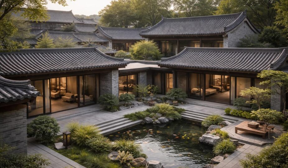 découvrez comment les siheyuan, maisons traditionnelles chinoises, ont influencé l'architecture contemporaine à travers leurs principes de design et d'harmonie.