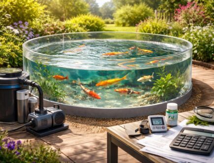 découvrez quel budget prévoir pour installer un bassin hors sol dédié aux poissons, incluant les coûts de matériel, installation et entretien.