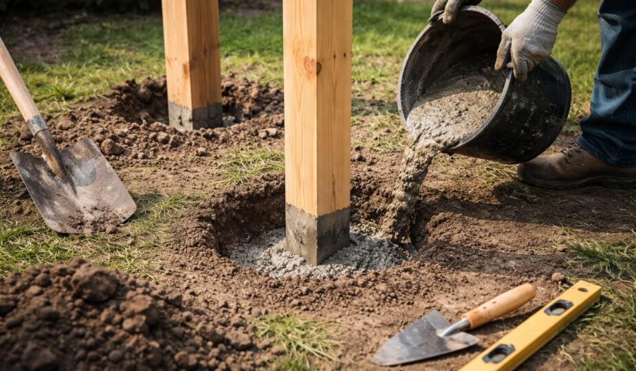 découvrez les astuces et techniques indispensables pour sceller vos poteaux en bois efficacement et obtenir un résultat durable et parfaitement stable.