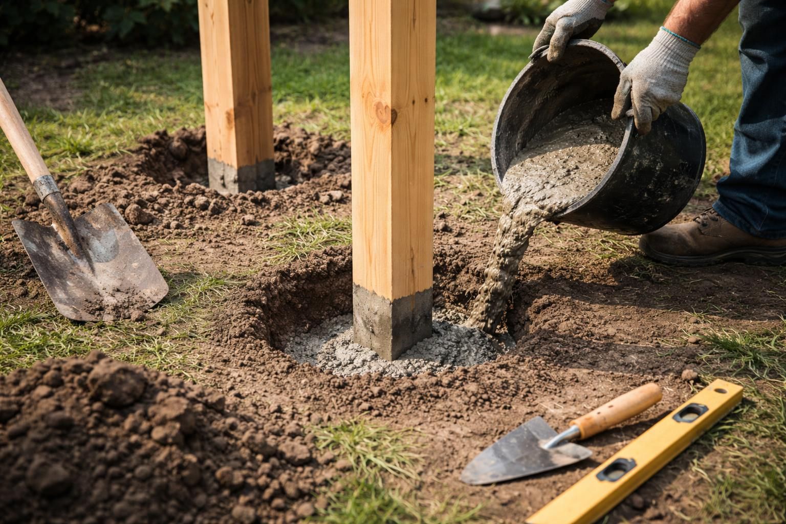 découvrez les astuces et techniques indispensables pour sceller vos poteaux en bois efficacement et obtenir un résultat durable et parfaitement stable.