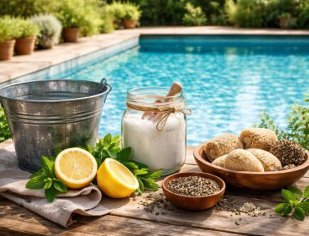 découvrez notre guide pratique des remèdes de grand-mère pour transformer votre eau de piscine verte en une eau toujours cristalline et éclatante.