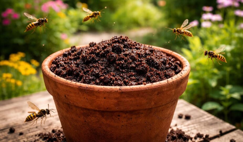 découvrez comment utiliser le marc de café pour éloigner les guêpes de manière naturelle et efficace, une solution simple pour protéger votre extérieur sans produits chimiques.