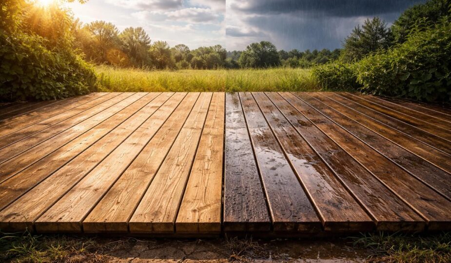 découvrez comment les conditions météorologiques influencent la durabilité de votre terrasse en palette et apprenez à la protéger efficacement.