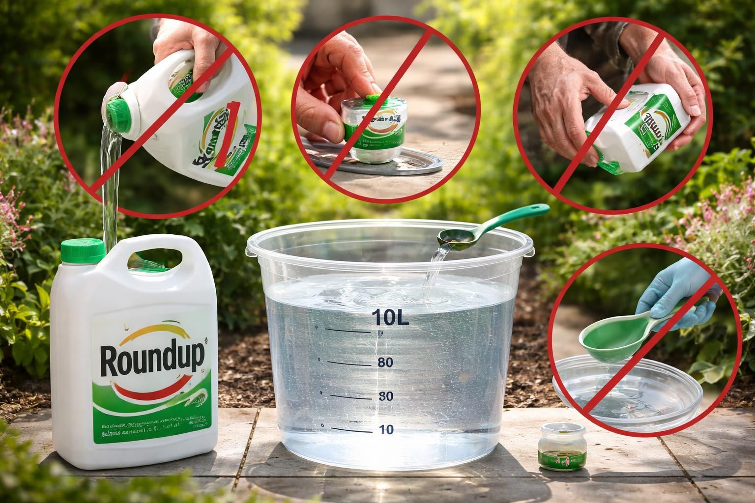 découvrez les erreurs fréquentes à éviter lors du dosage de roundup pour 10 litres d'eau afin d'assurer une application efficace et sécurisée.