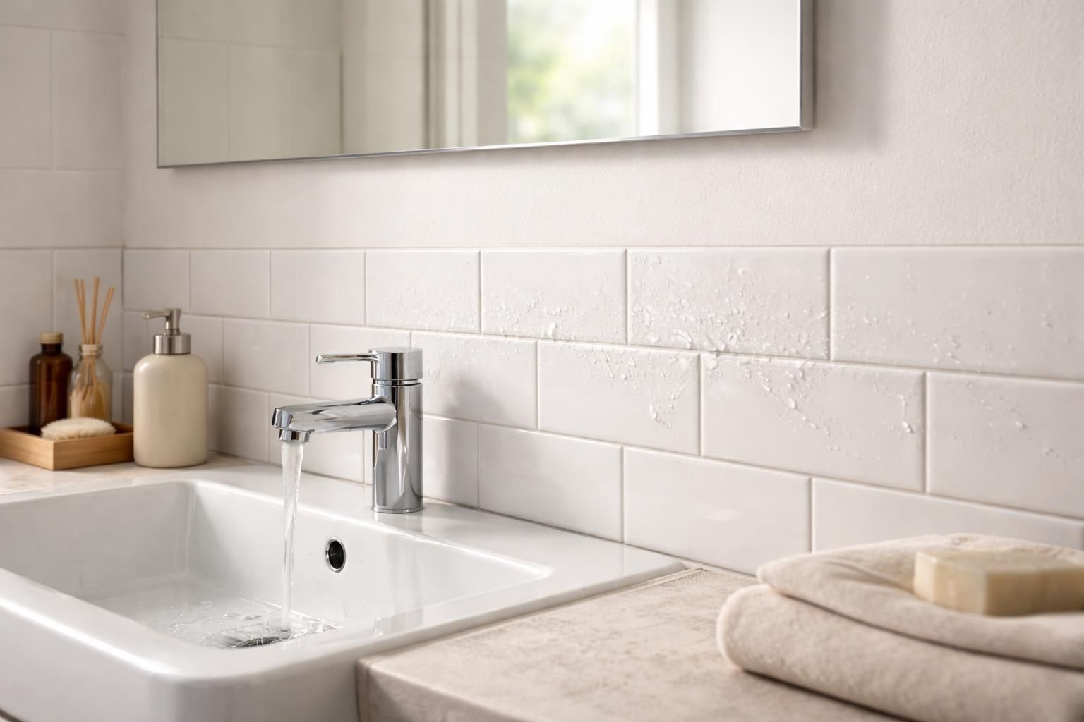 découvrez pourquoi la hauteur du carrelage au-dessus du lavabo est essentielle pour l'esthétique, la protection des murs et la facilité d'entretien dans votre salle de bain.