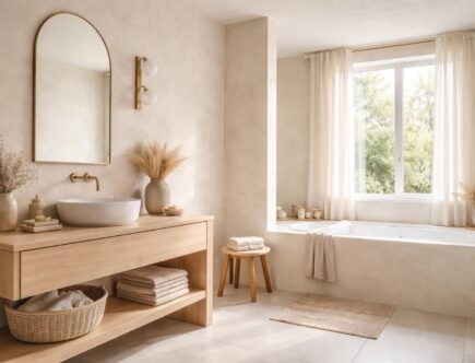 découvrez comment l'enduit à la chaux peut transformer votre salle de bain en un espace élégant et naturel. inspirez-vous de nos idées déco pour un design unique et chaleureux.