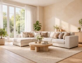 découvrez nos astuces pour bien choisir la couleur de peinture idéale et réussir un salon lumineux aux tons beiges, alliant élégance et chaleur.
