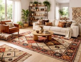 découvrez comment intégrer élégamment des tapis berbères de maison du monde dans votre salon pour une décoration authentique et chaleureuse.