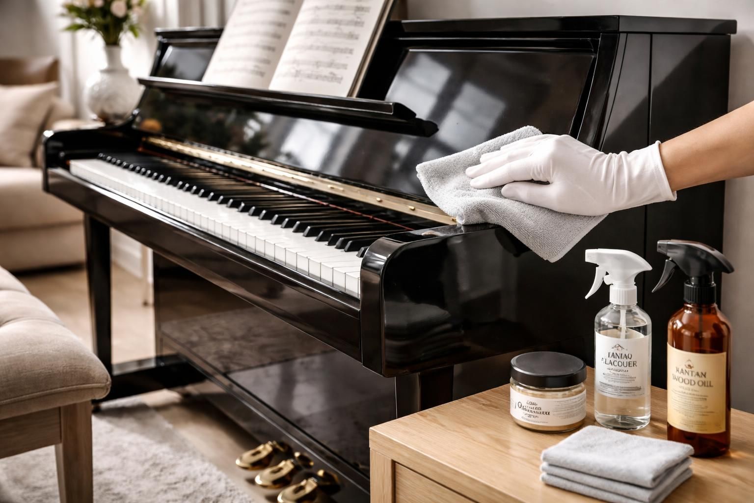 découvrez comment nettoyer efficacement un piano laqué noir en utilisant les meilleurs produits adaptés pour préserver sa brillance et sa beauté.