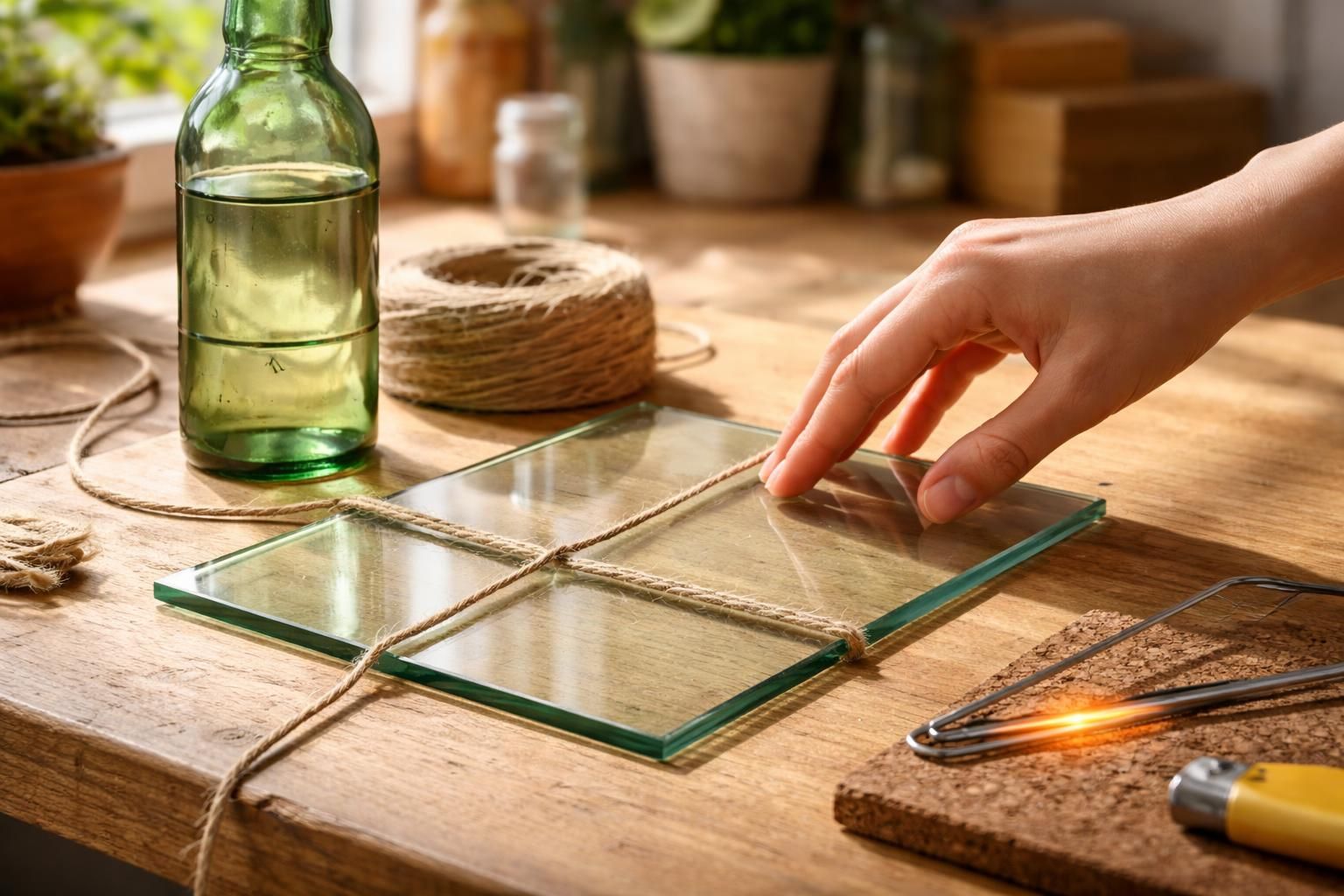découvrez comment couper du verre sans outil et économisez de l'argent grâce à des méthodes simples et efficaces à la portée de tous.