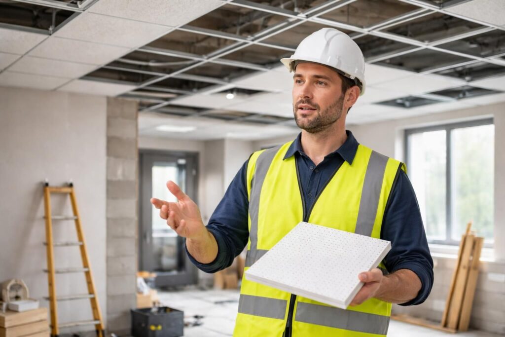 découvrez les témoignages de professionnels du bâtiment sur l'interdiction de l'utilisation de la dalle polystyrène au plafond, ses raisons et ses impacts dans le secteur.