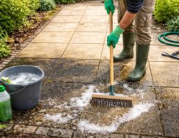 découvrez les meilleurs conseils pour nettoyer efficacement des dalles gravillonnées noircies et leur redonner un éclat naturel. astuces simples et efficaces à suivre.