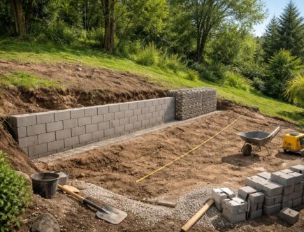 découvrez comment choisir le bon emplacement pour un mur de soutènement pas cher et assurer la stabilité de votre terrain tout en maîtrisant votre budget.