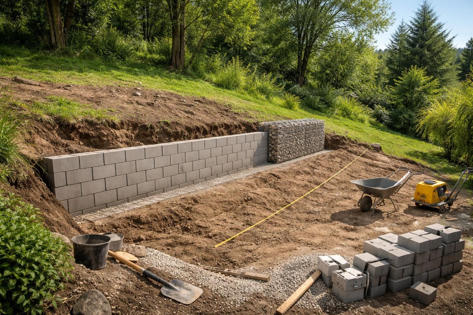 découvrez comment choisir le bon emplacement pour un mur de soutènement pas cher et assurer la stabilité de votre terrain tout en maîtrisant votre budget.