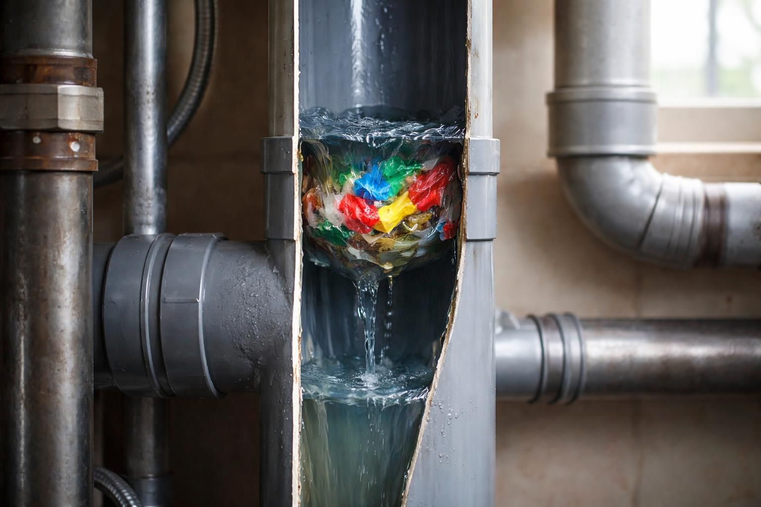 découvrez comment un morceau de plastique coincé dans la colonne commune peut perturber le fonctionnement de votre plomberie, les risques associés et les solutions pour éviter des dommages coûteux.
