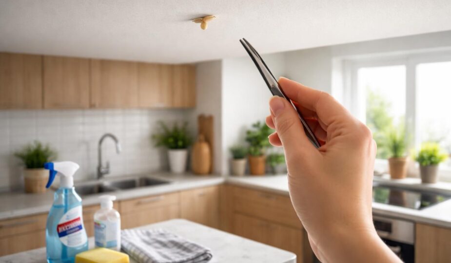 découvrez les étapes à suivre si vous trouvez une larve au plafond de votre cuisine, ainsi que des conseils pour prévenir leur apparition et assurer l'hygiène de votre espace.