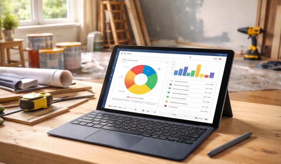 gérez facilement votre budget travaux de rénovation grâce à un suivi efficace sur tablette windows 10. suivez vos dépenses et optimisez vos projets en toute simplicité.