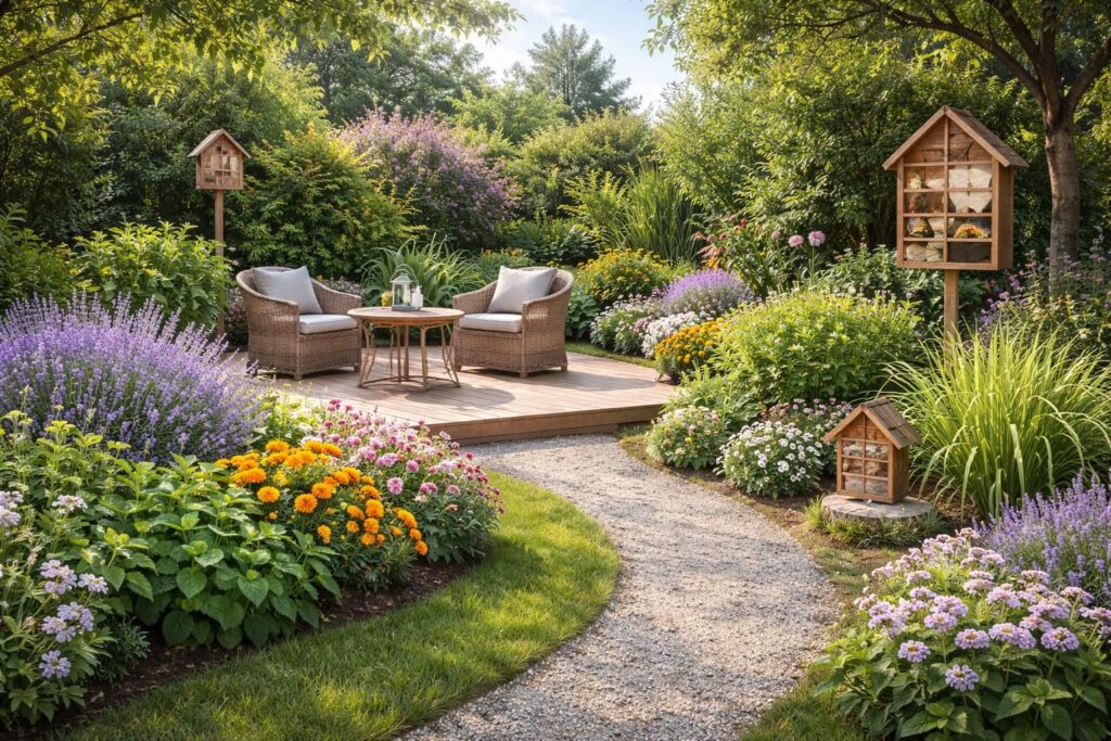 découvrez comment aménager votre jardin pour éloigner efficacement les gros insectes noirs volants et profiter d'un espace extérieur agréable et sans nuisance.