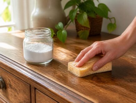 découvrez comment utiliser le bicarbonate de soude pour nettoyer vos meubles en bois de manière naturelle et efficace, sans les abîmer.