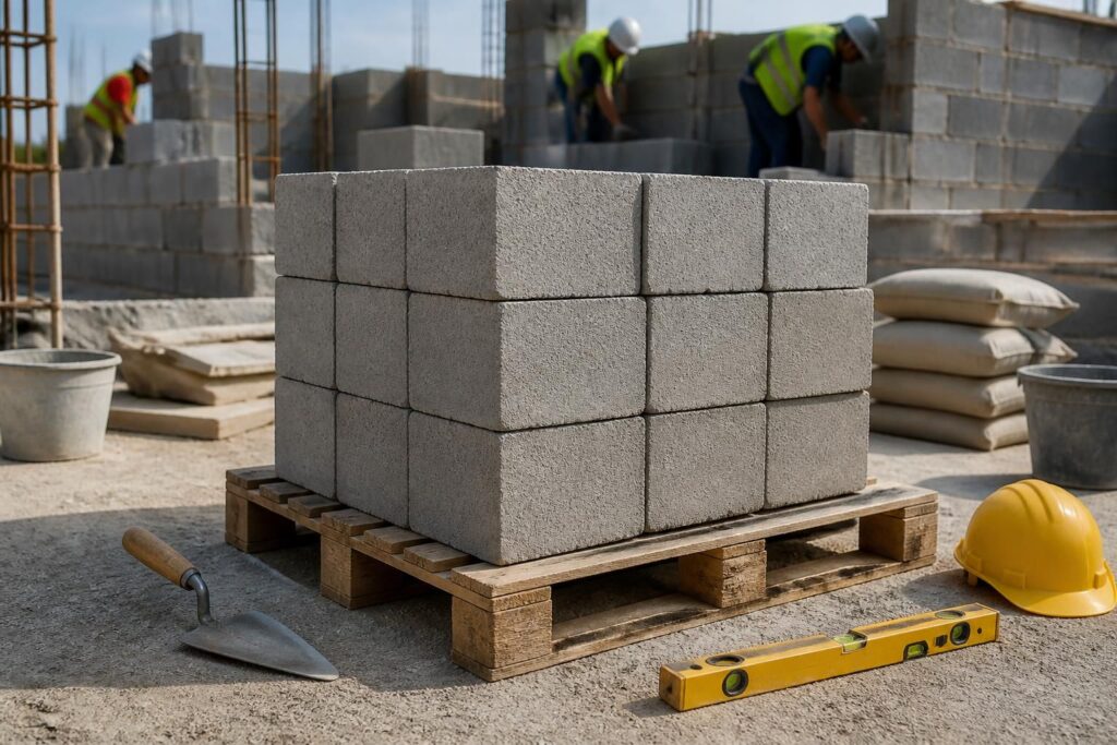 découvrez combien de parpaings contient une palette et les astuces des professionnels du bâtiment pour bien planifier vos travaux de construction.