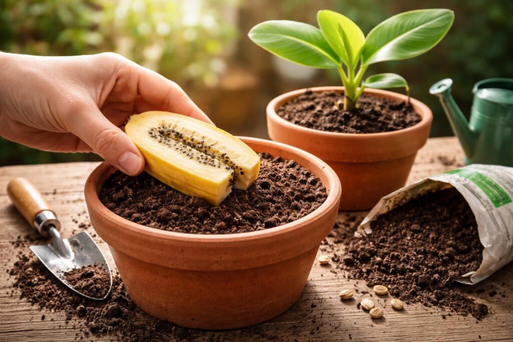 découvrez comment faire pousser un bananier à partir d'une banane grâce à ce guide complet pour les débutants. apprenez les étapes faciles pour cultiver votre propre bananier chez vous.