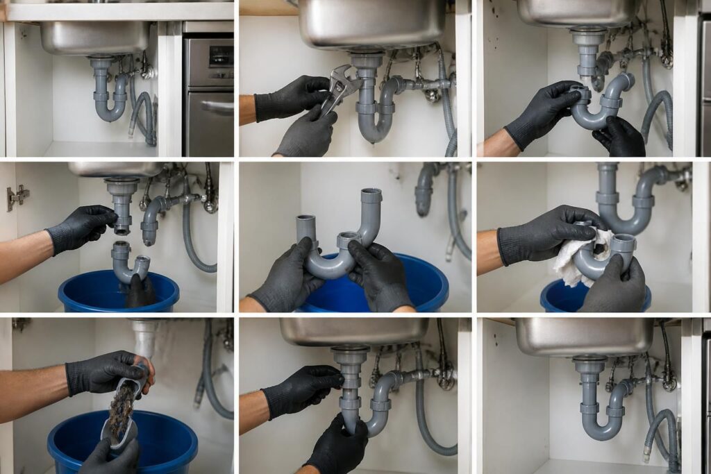 découvrez comment réussir facilement l'évacuation du siphon de votre évier et lave-vaisselle couplé grâce à nos astuces simples et efficaces, sans effort.
