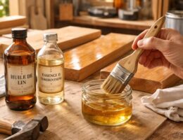 explorez comment le mélange d'huile de lin et d'essence de térébenthine peut améliorer vos projets de bricolage grâce à ses propriétés nourrissantes et protectrices.