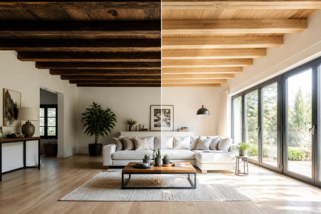 découvrez comment éclaircir vos poutres en bois sans poncer, pour un rendu lumineux et naturel. apprenez les techniques faciles à appliquer et les avantages esthétiques et pratiques pour sublimer votre intérieur.