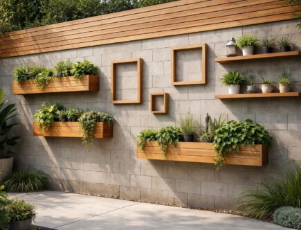 découvrez des idées créatives pour habiller un mur en parpaing extérieur avec du bois et transformer votre espace extérieur en un lieu chaleureux et esthétique.