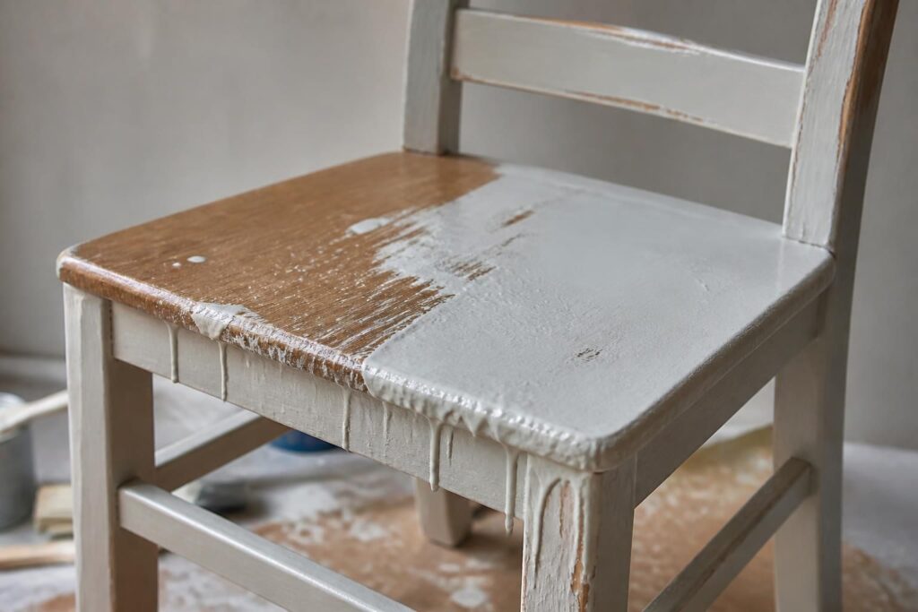 découvrez les erreurs courantes à éviter lors de la peinture d'une chaise en bois sans poncer, pour obtenir un résultat lisse et durable.