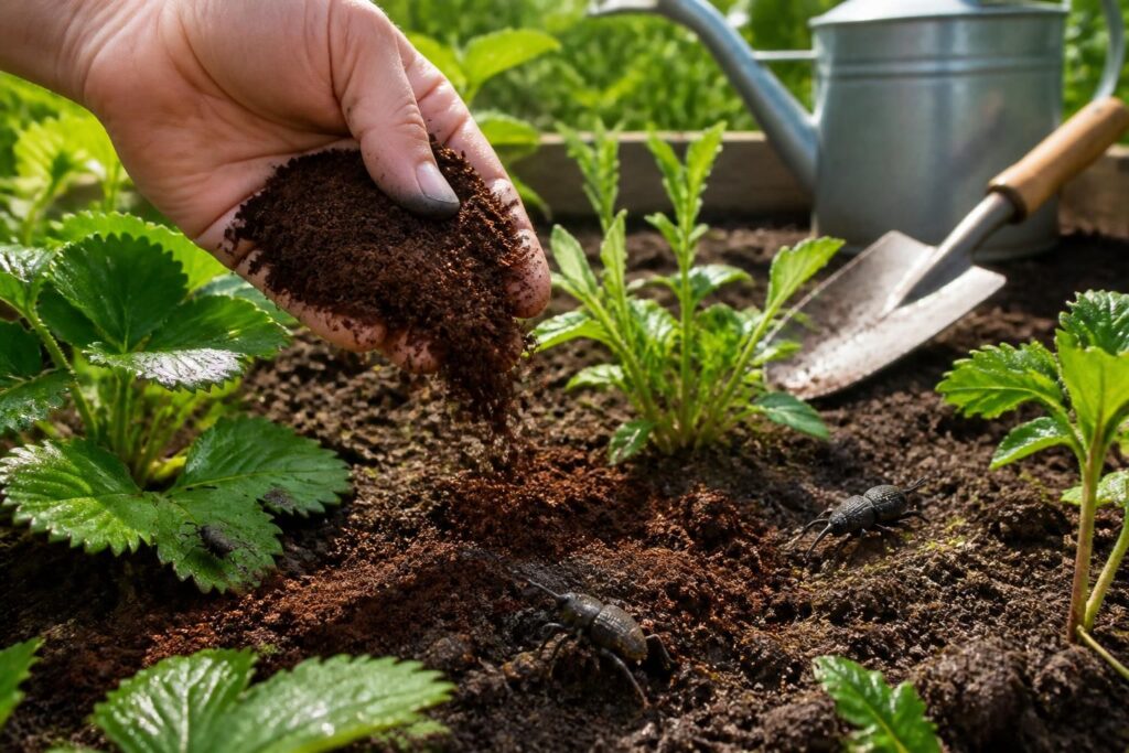découvrez les meilleures recettes de jardinage utilisant le marc de café pour lutter efficacement contre l'otiorhynque et protéger vos plantes naturellement.