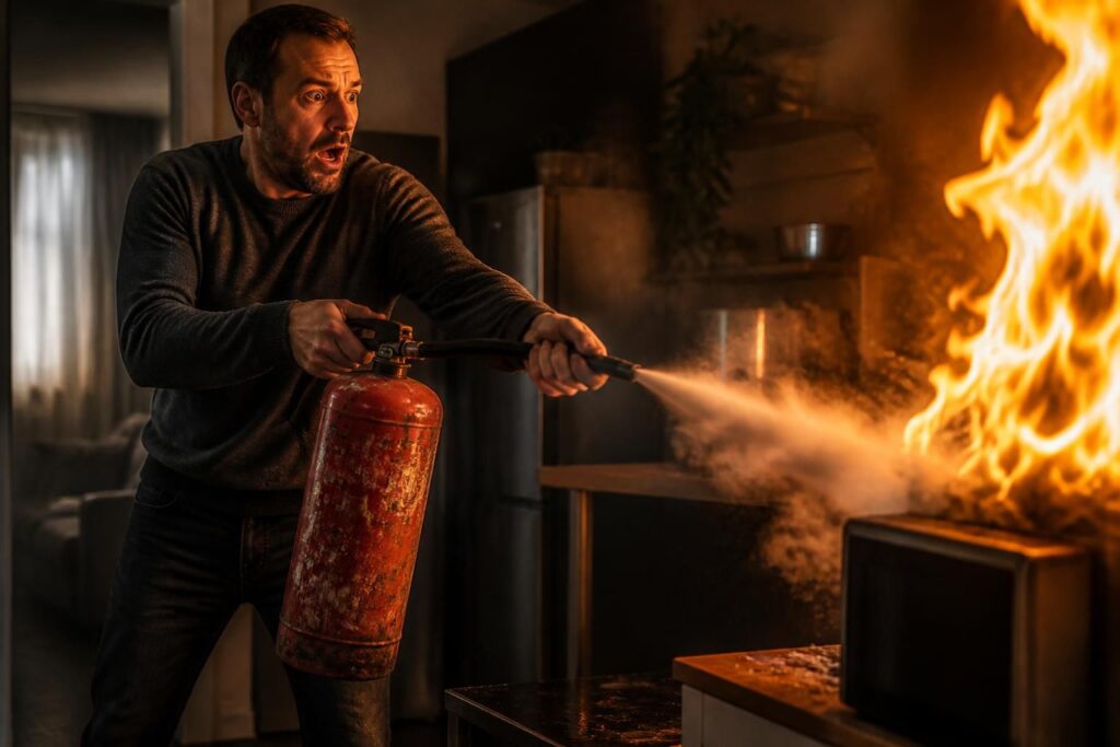 découvrez les dangers liés à l'utilisation d'un extincteur périmé et pourquoi il est crucial de vérifier la validité de vos équipements de sécurité incendie.