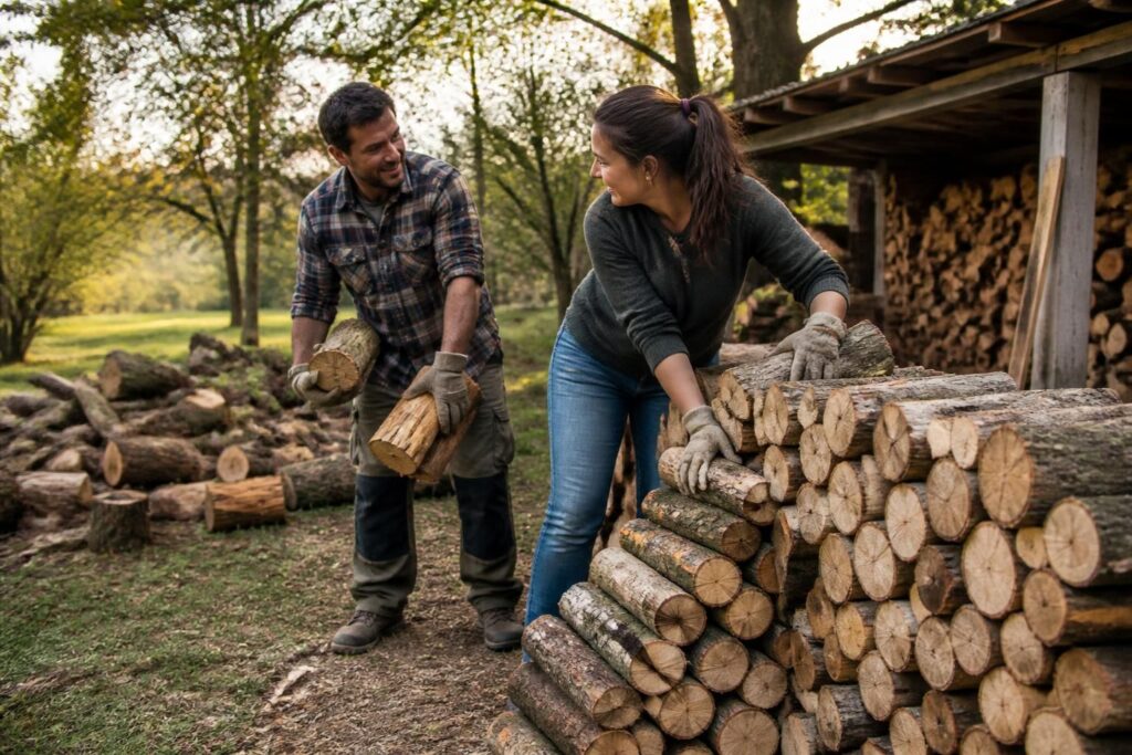 découvrez combien de temps il faut en moyenne pour ranger 10 stères de bois en couple, avec des conseils pratiques pour optimiser le travail en équipe.